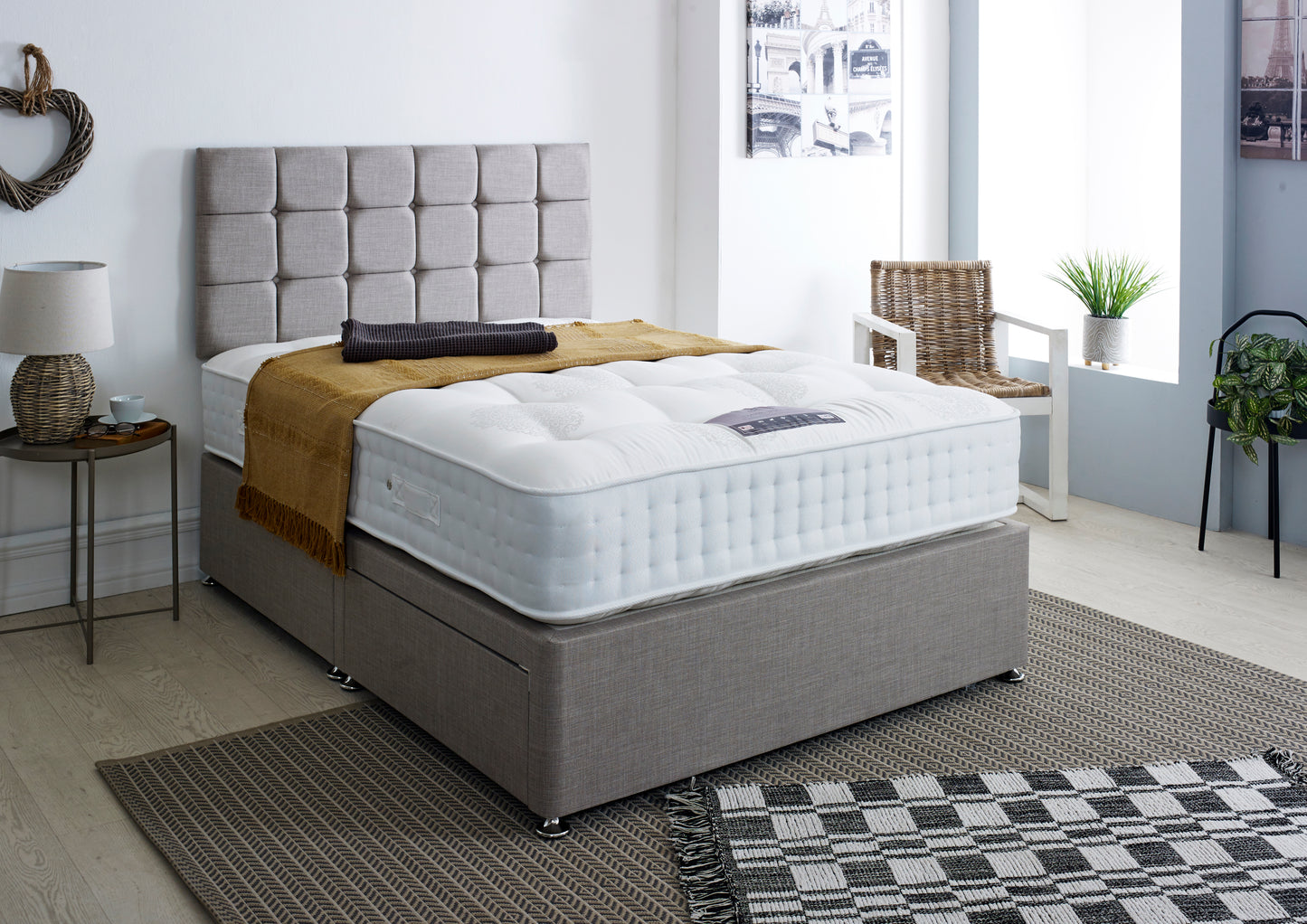 Complete bed with Classic wool 800 mattress