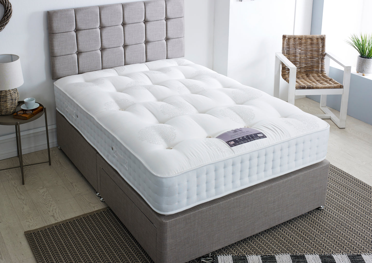 Complete bed with Classic wool 800 mattress