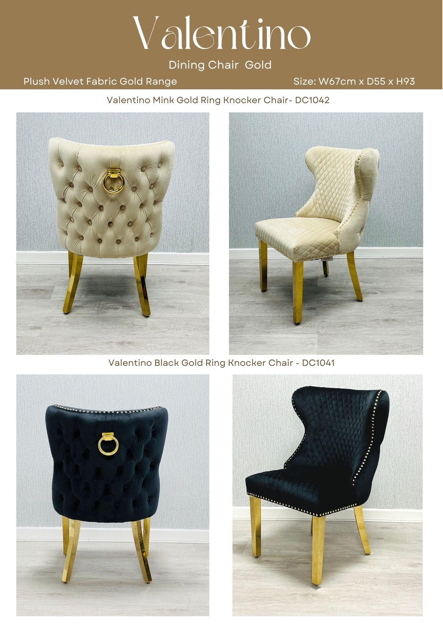 Valentino Gold Legs
